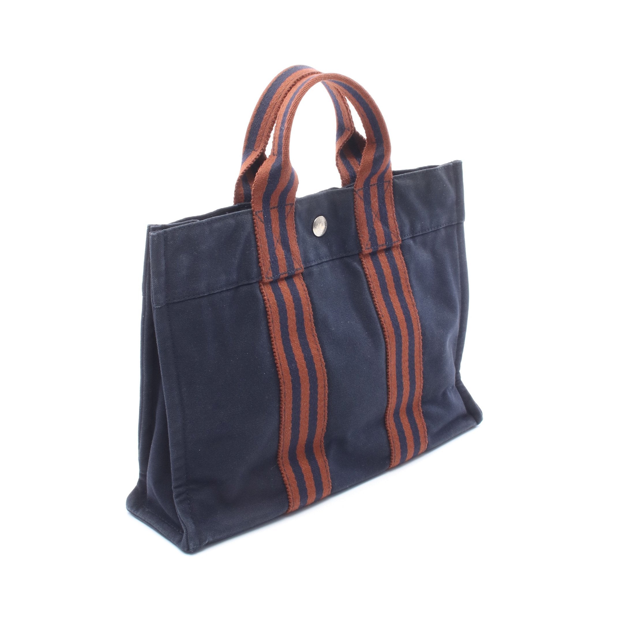 フールトゥPM ハンドバッグ トートバッグ キャンバス ネイビー