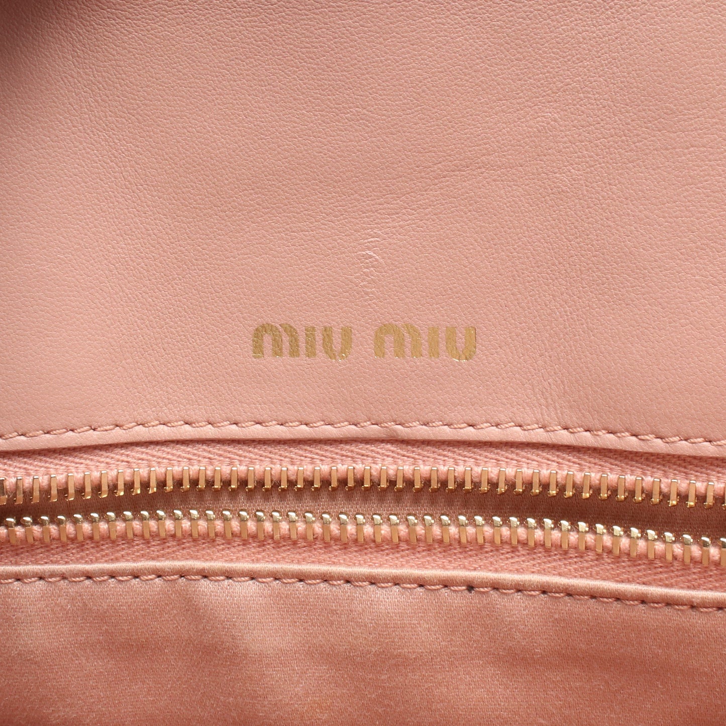MATELASSE マテラッセ ハンドバッグ レザー ピンク 2WAY ミュウミュウ バッグ miu miu