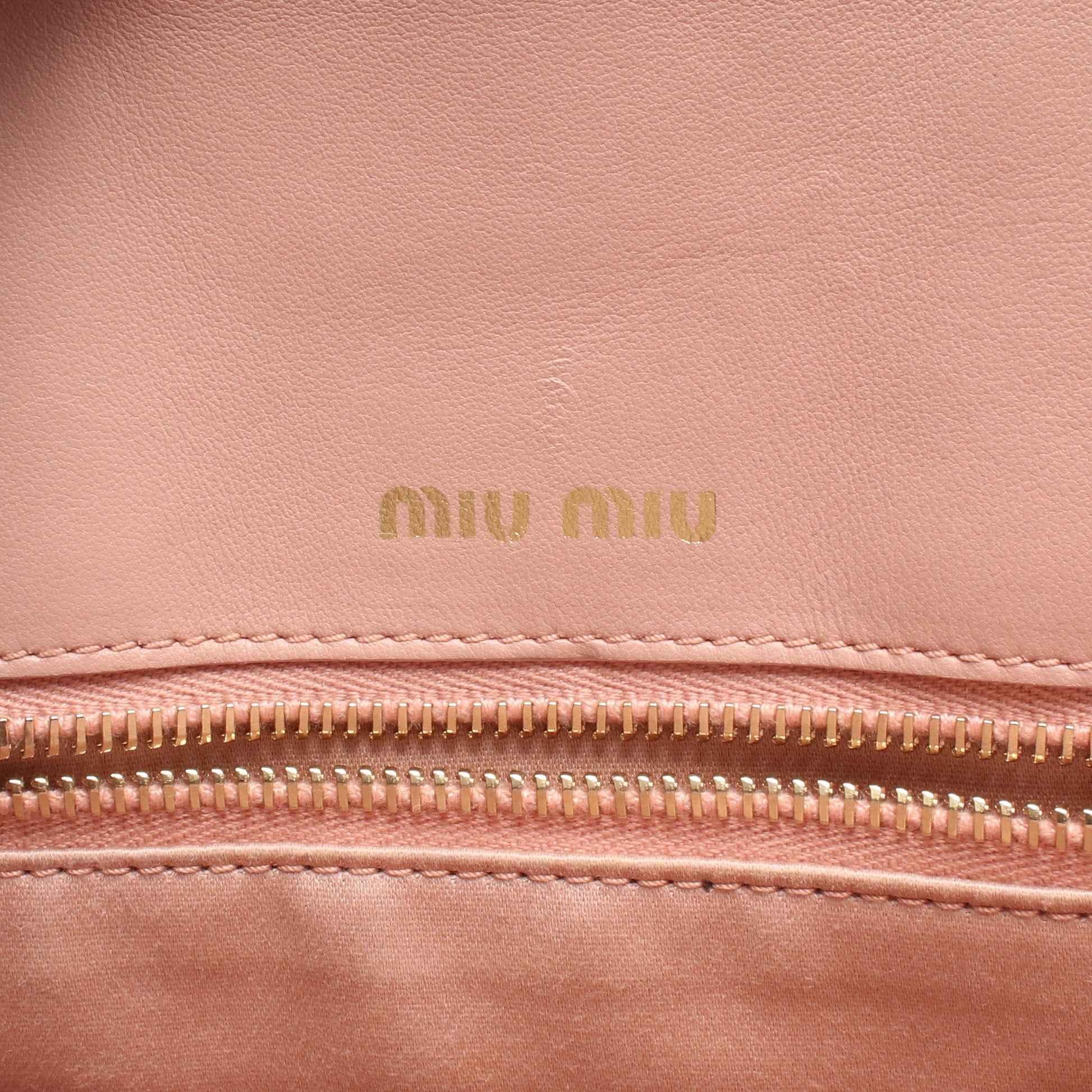 MATELASSE マテラッセ ハンドバッグ レザー ピンク 2WAY ミュウミュウ バッグ miu miu