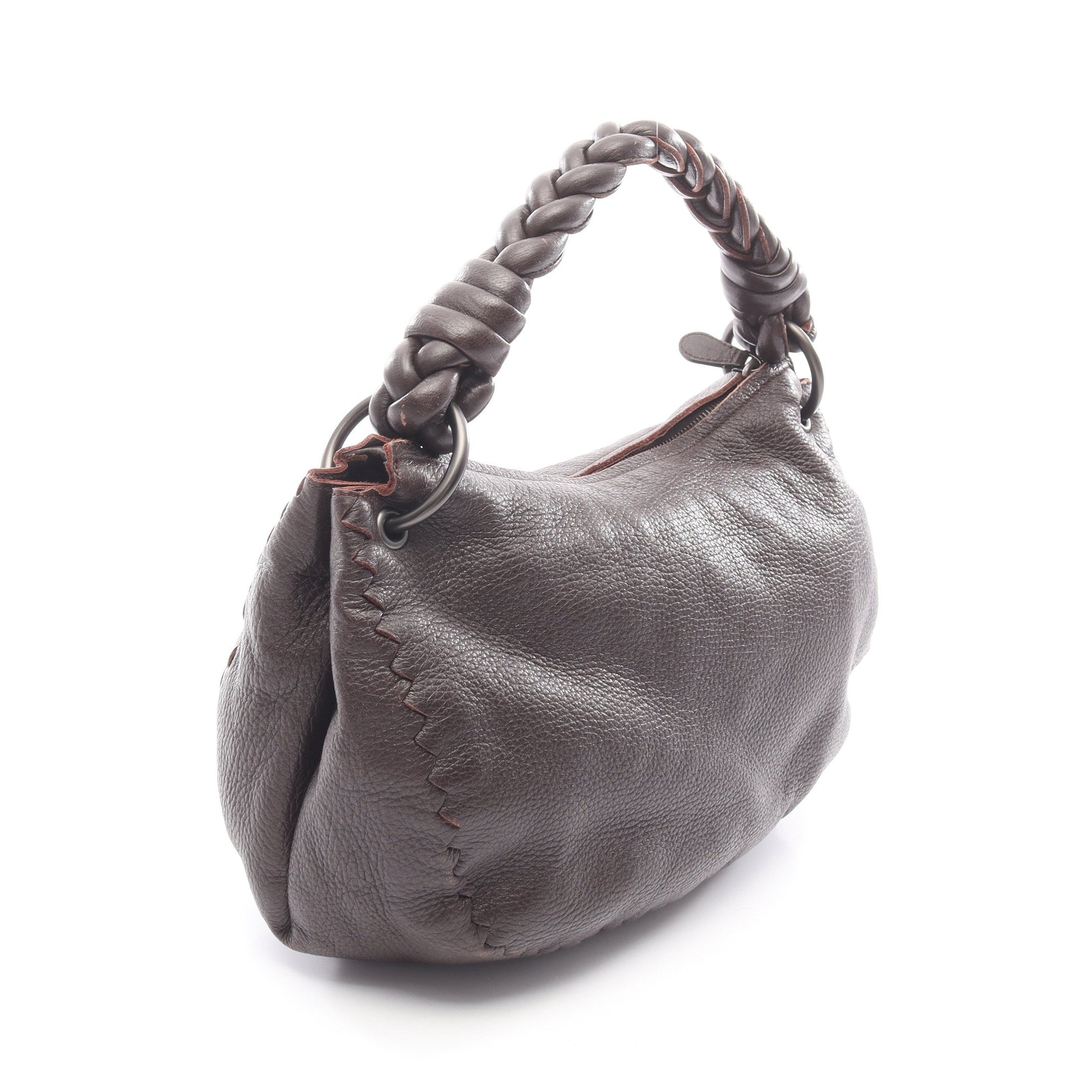 ホーボー ワンショルダーバッグ レザー ダークブラウン ボッテガヴェネタ バッグ BOTTEGA VENETA