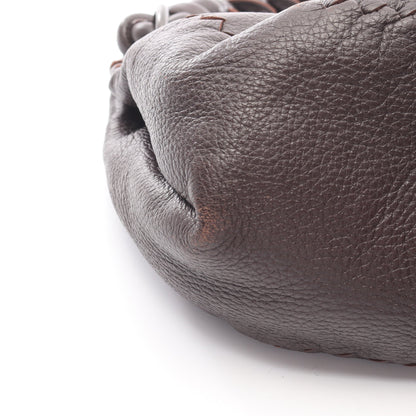 ホーボー ワンショルダーバッグ レザー ダークブラウン ボッテガヴェネタ バッグ BOTTEGA VENETA