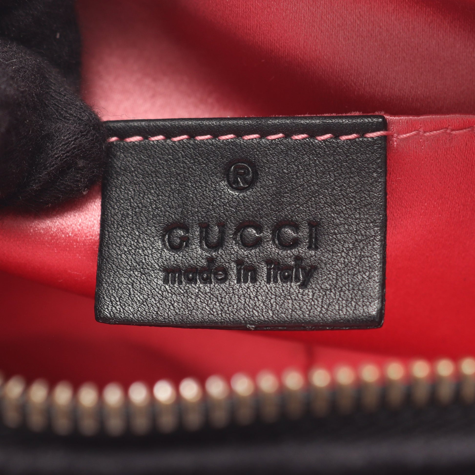 GGマーモント キルティング ミニバッグ チェーンショルダーバッグ ベロア レザー ブラック ビジュー グッチ バッグ GUCCI