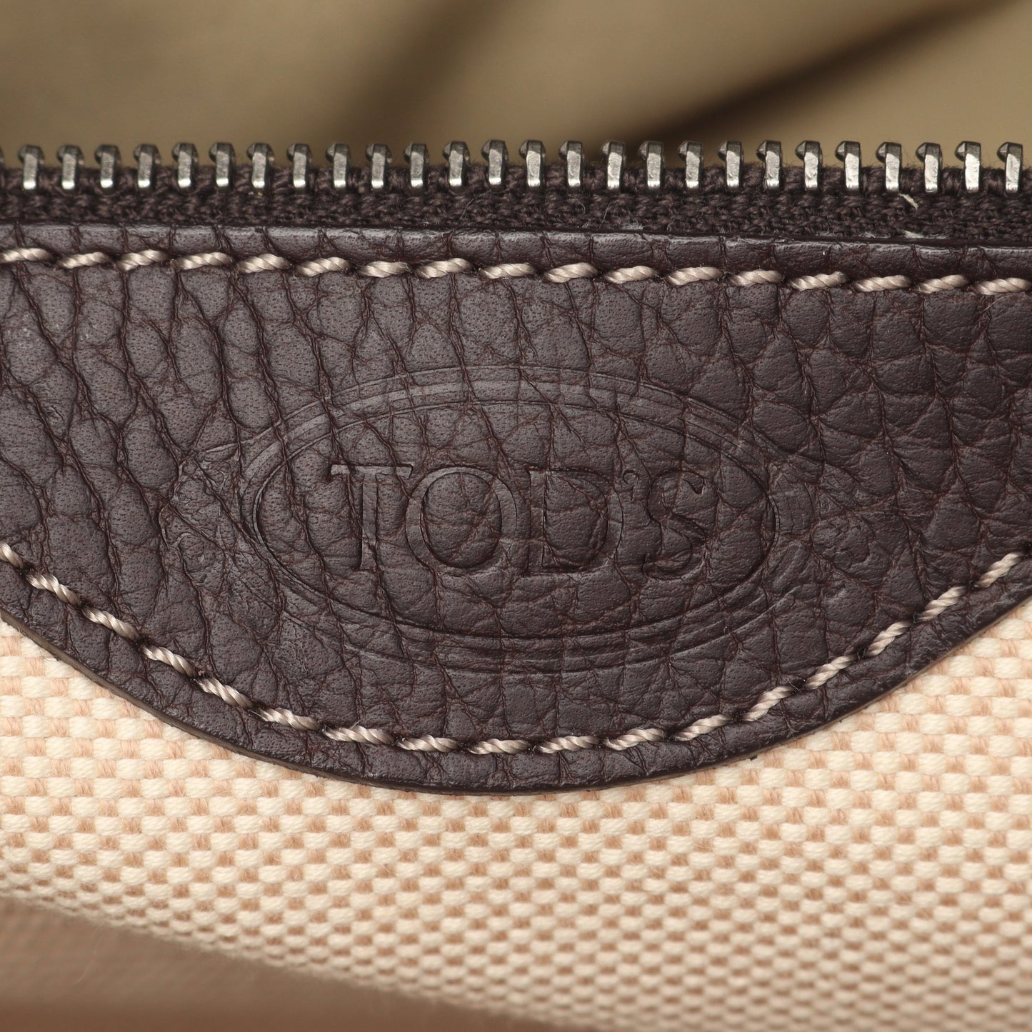 ハンドバッグ トートバッグ レザー ダークブラウン トッズ バッグ TOD'S