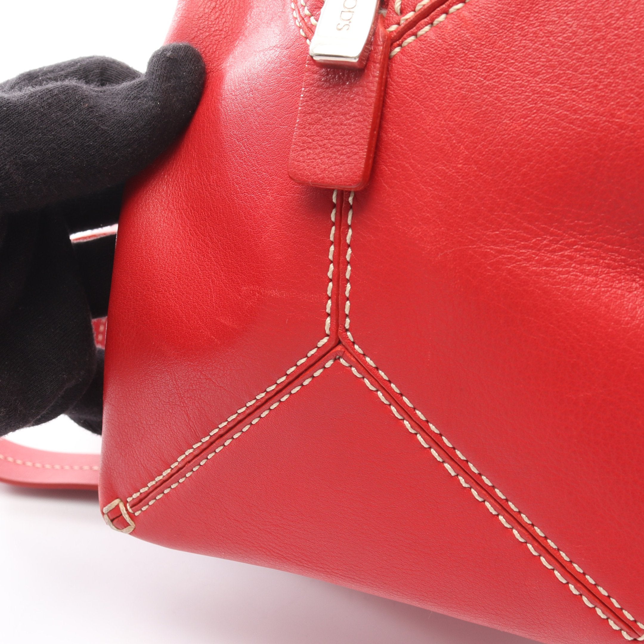 ミニボストンバッグ レザー レッド 2WAY トッズ – RECLO