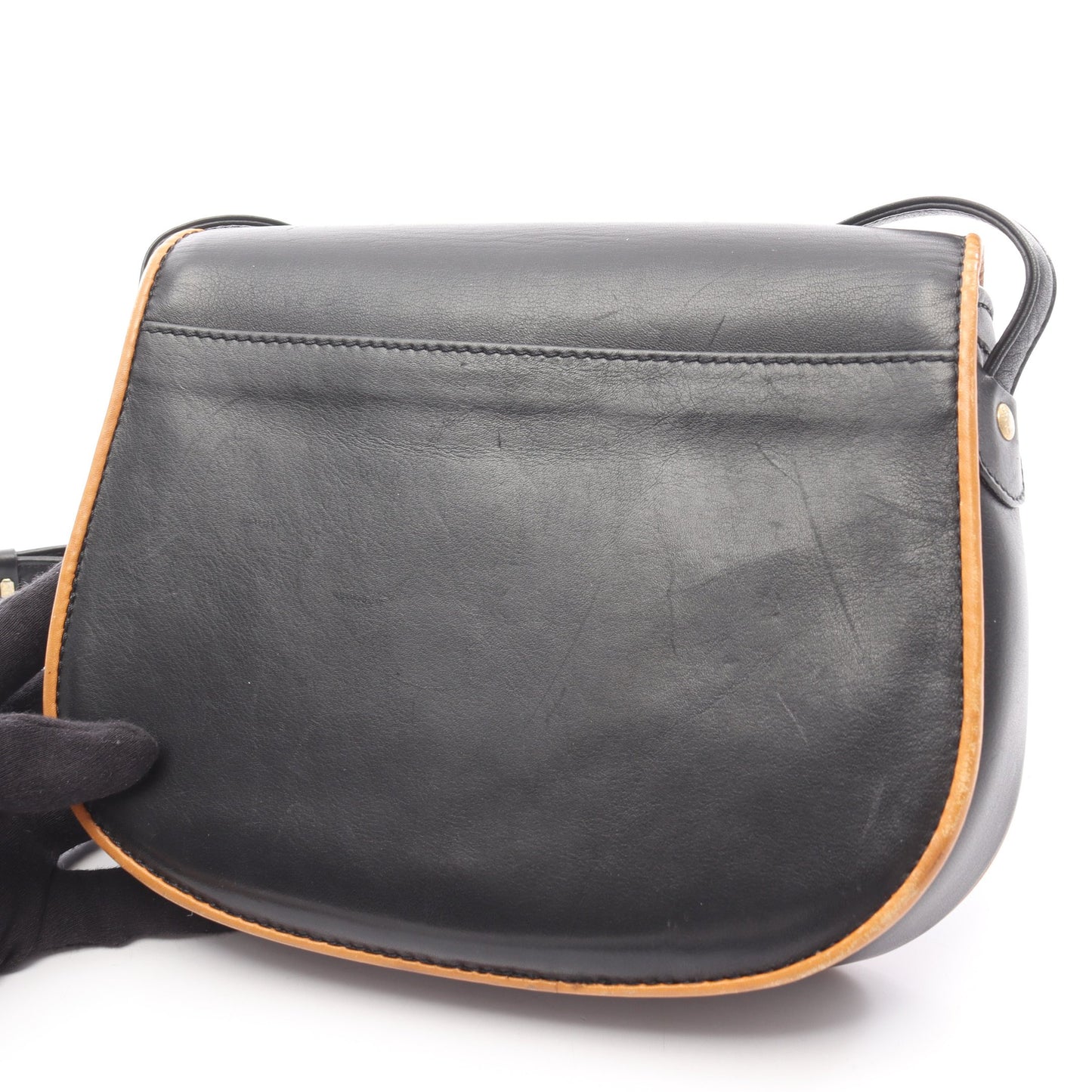 ショルダーバッグ レザー ブラック セリーヌ バッグ CELINE