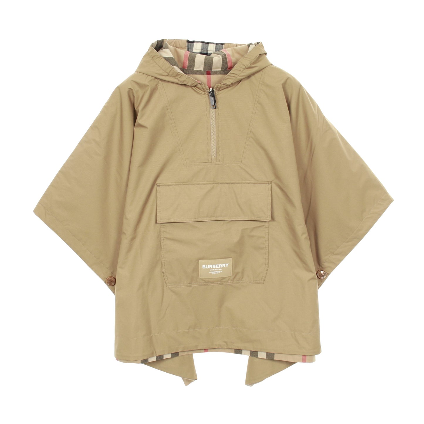ポンチョ ナイロン ベージュ リバーシブル バーバリー アウター BURBERRY
