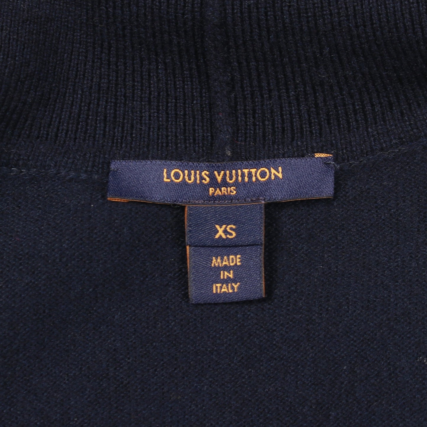 ニットワンピース タートルネック カシミヤ ネイビー ルイヴィトン ワンピース LOUIS VUITTON