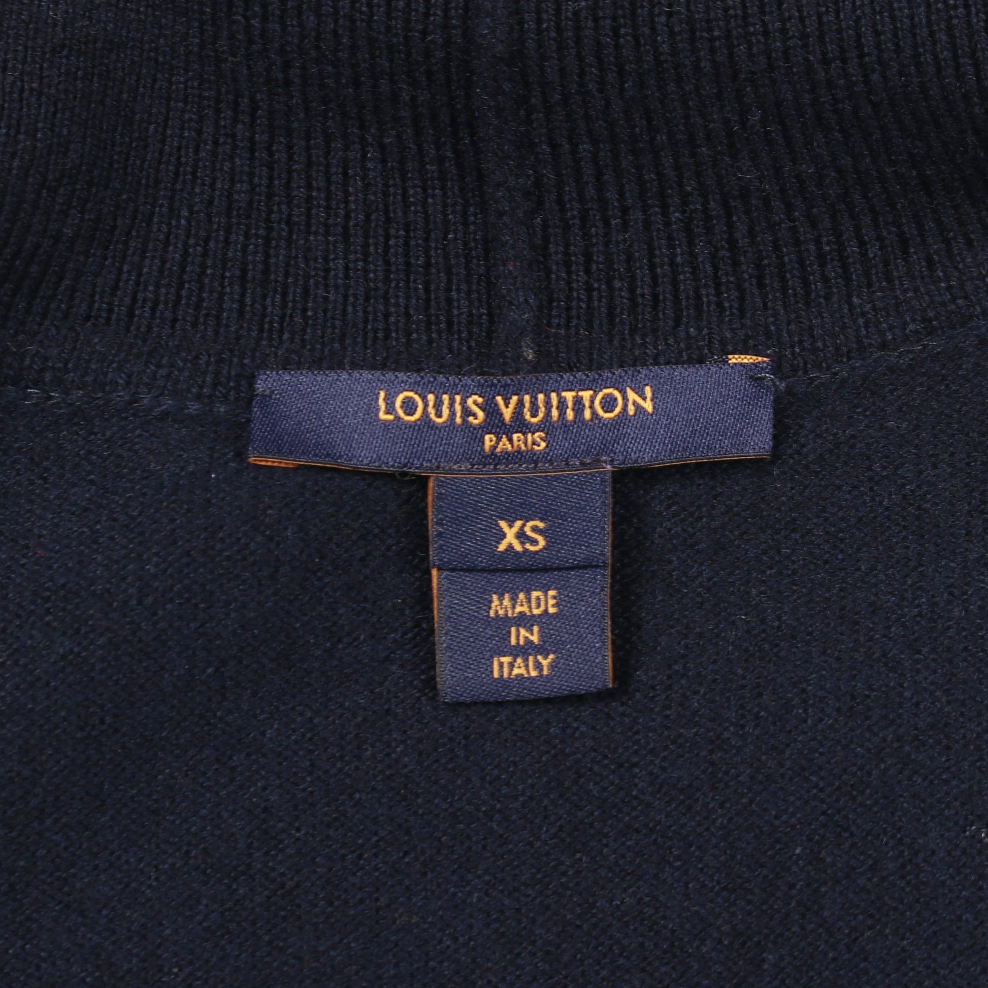 ニットワンピース タートルネック カシミヤ ネイビー ルイヴィトン ワンピース LOUIS VUITTON