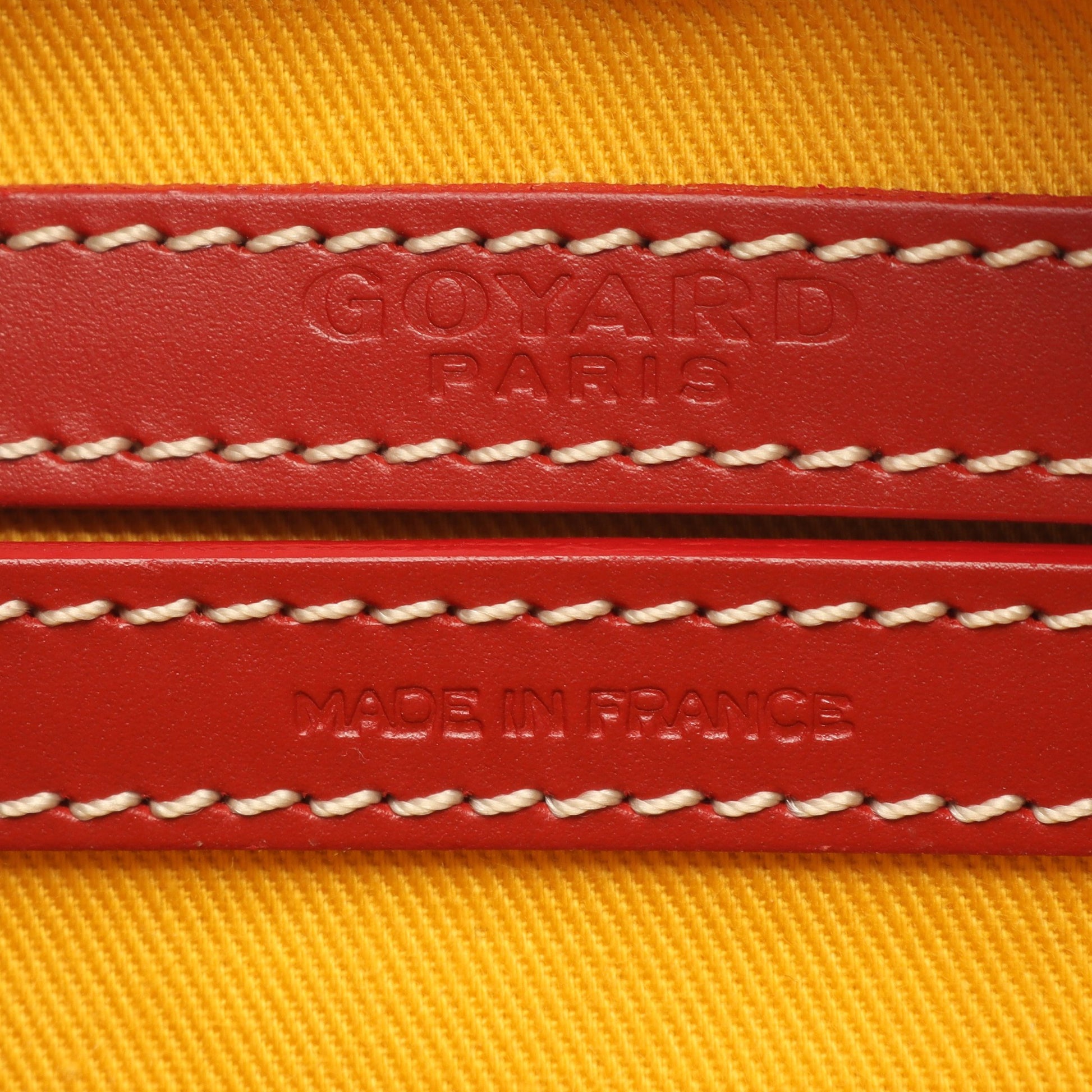 カップヴェールPM ショルダーバッグ コーティングキャンバス レザー レッド マルチカラー ゴヤール バッグ GOYARD