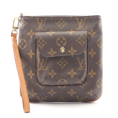 パルティシオン モノグラム ポーチ PVC レザー ブラウン ルイヴィトン 財布・小物 LOUIS VUITTON