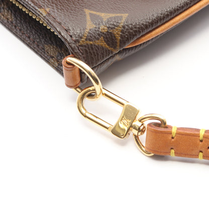 パルティシオン モノグラム ポーチ PVC レザー ブラウン ルイヴィトン 財布・小物 LOUIS VUITTON