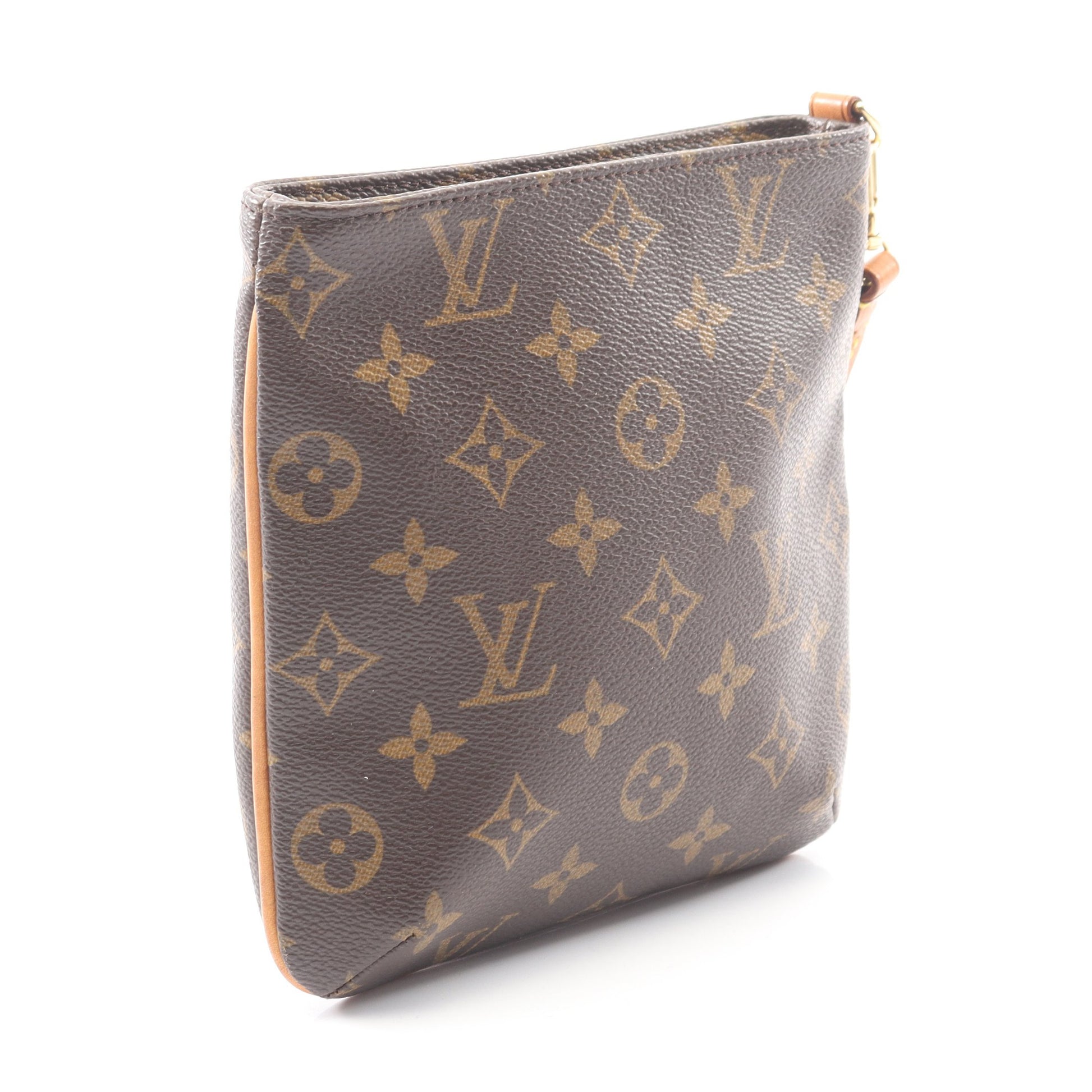 パルティシオン モノグラム ポーチ PVC レザー ブラウン ルイヴィトン 財布・小物 LOUIS VUITTON