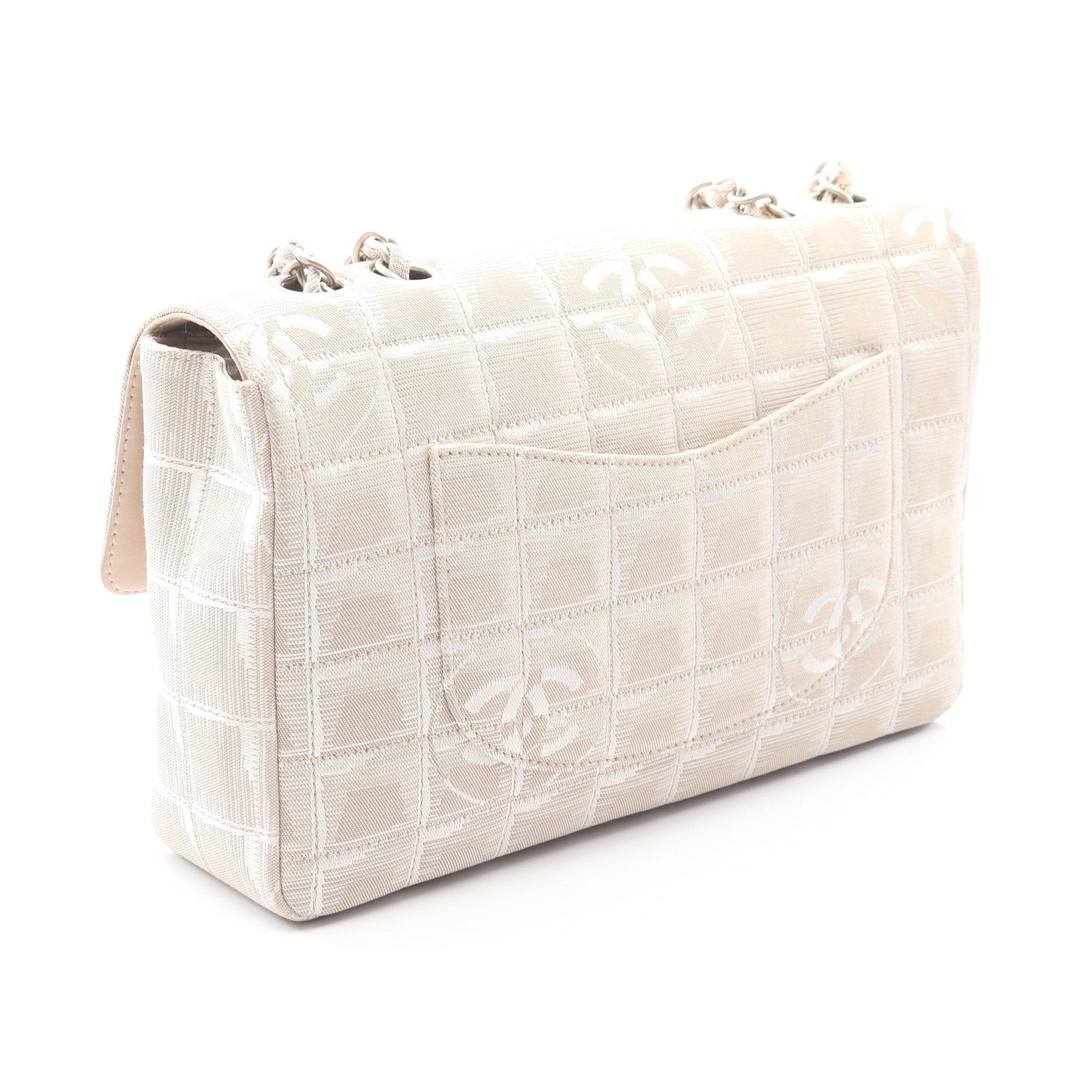 ニュートラベルライン Wチェーンショルダーバッグ ナイロンキャンバス