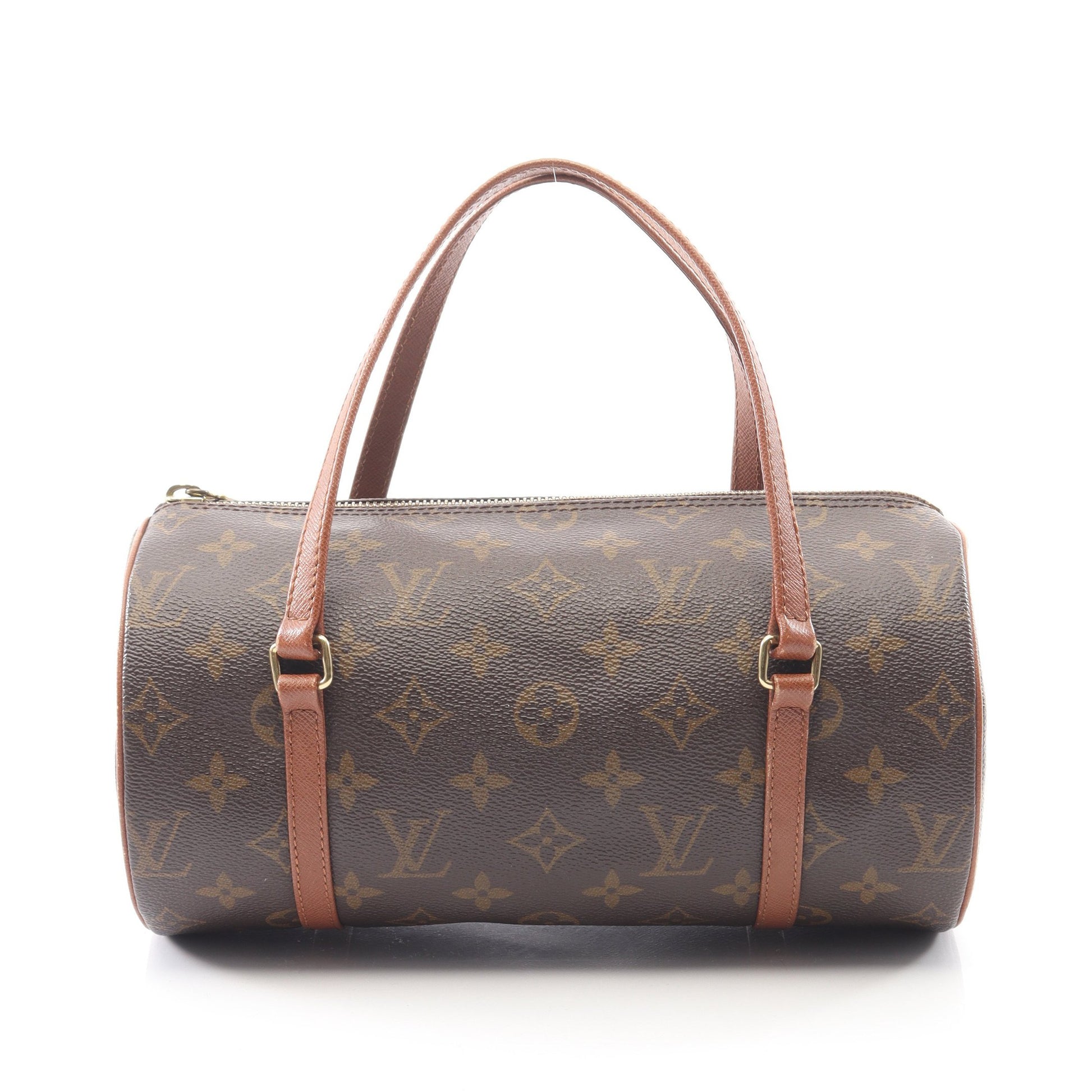 パピヨン26 モノグラム 旧型 ハンドバッグ PVC レザー ブラウン ルイヴィトン バッグ LOUIS VUITTON