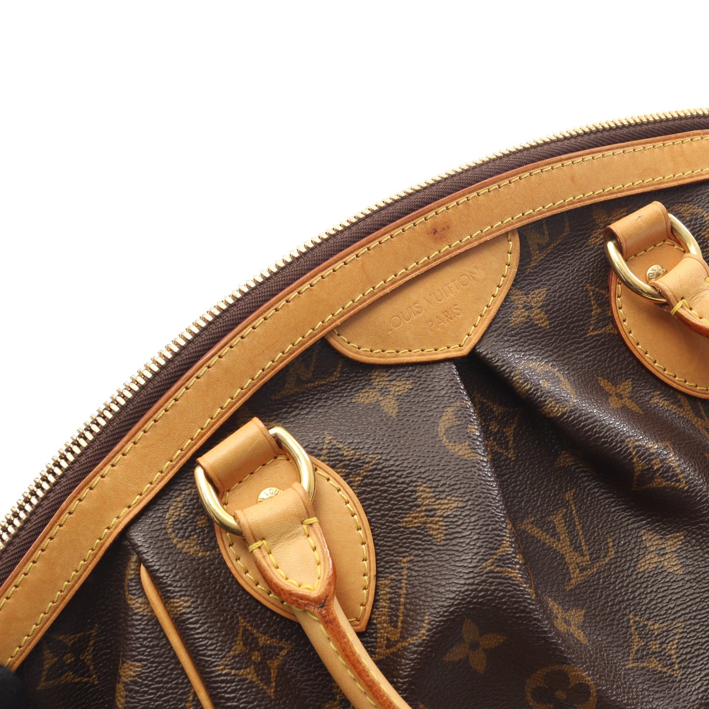 ティヴォリPM モノグラム ハンドバッグ PVC レザー ブラウン ルイヴィトン バッグ LOUIS VUITTON