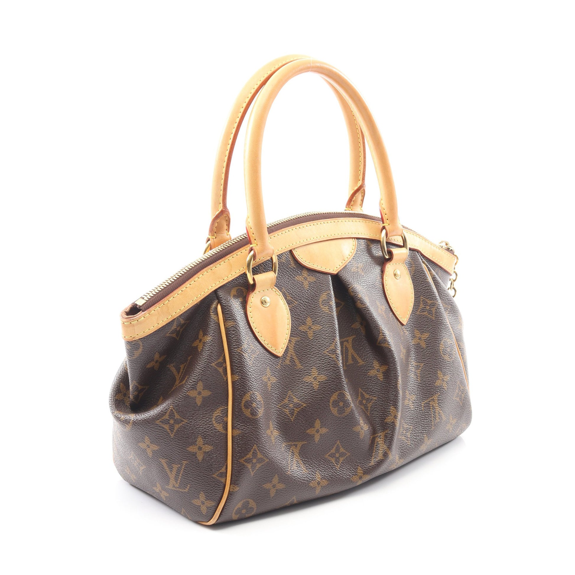 ティヴォリPM モノグラム ハンドバッグ PVC レザー ブラウン ルイヴィトン バッグ LOUIS VUITTON