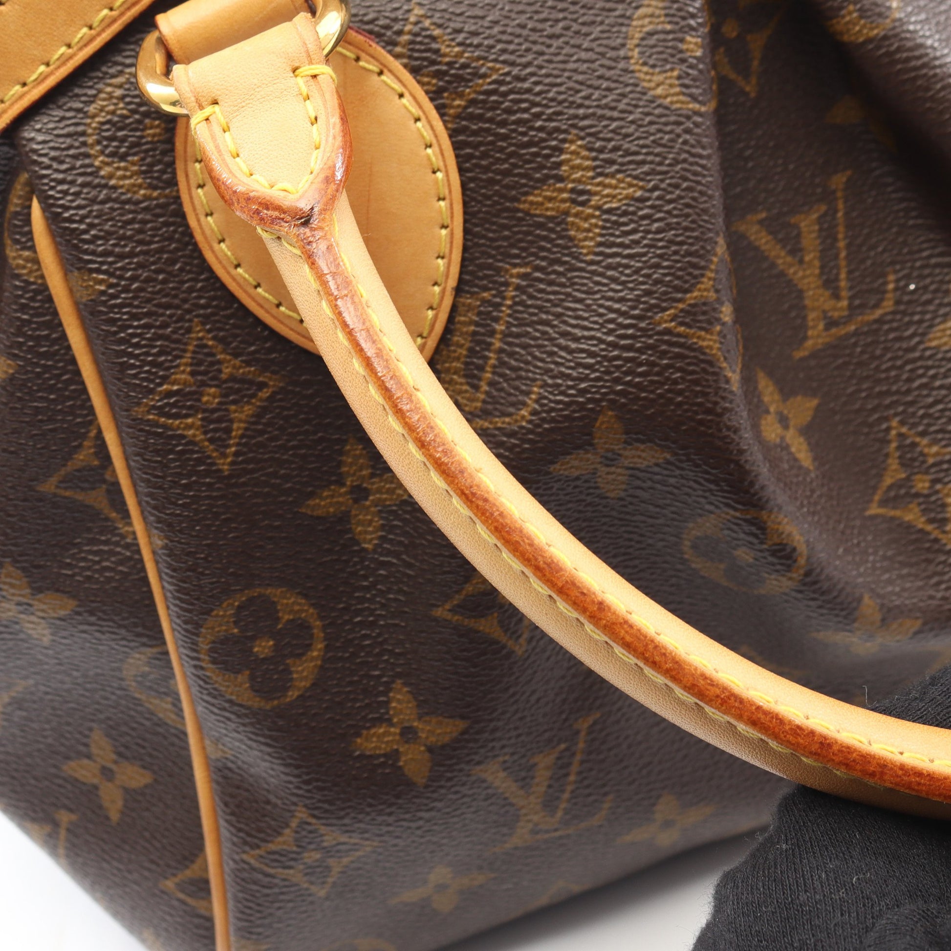 ティヴォリPM モノグラム ハンドバッグ PVC レザー ブラウン ルイヴィトン バッグ LOUIS VUITTON