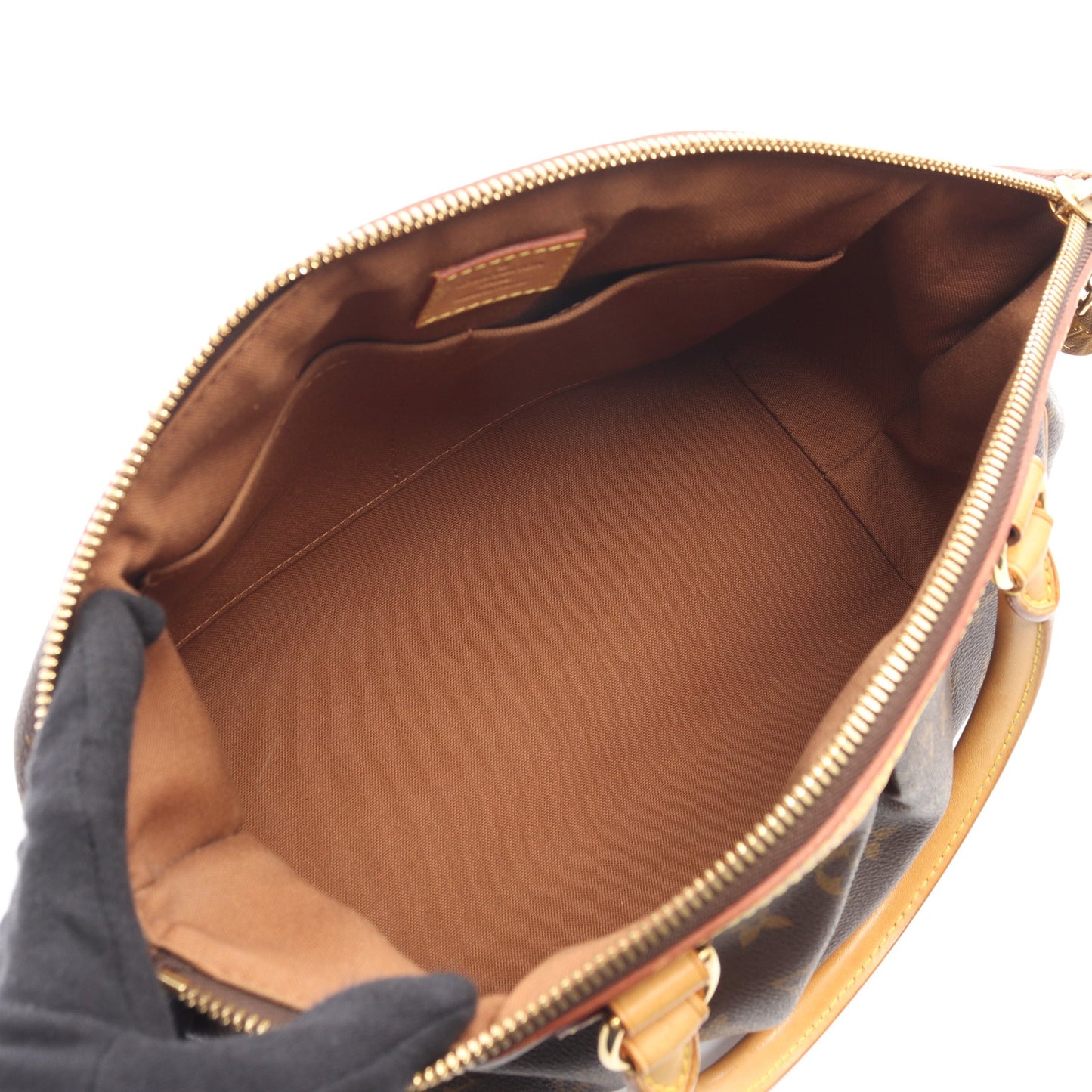 ティヴォリPM モノグラム ハンドバッグ PVC レザー ブラウン ルイヴィトン バッグ LOUIS VUITTON