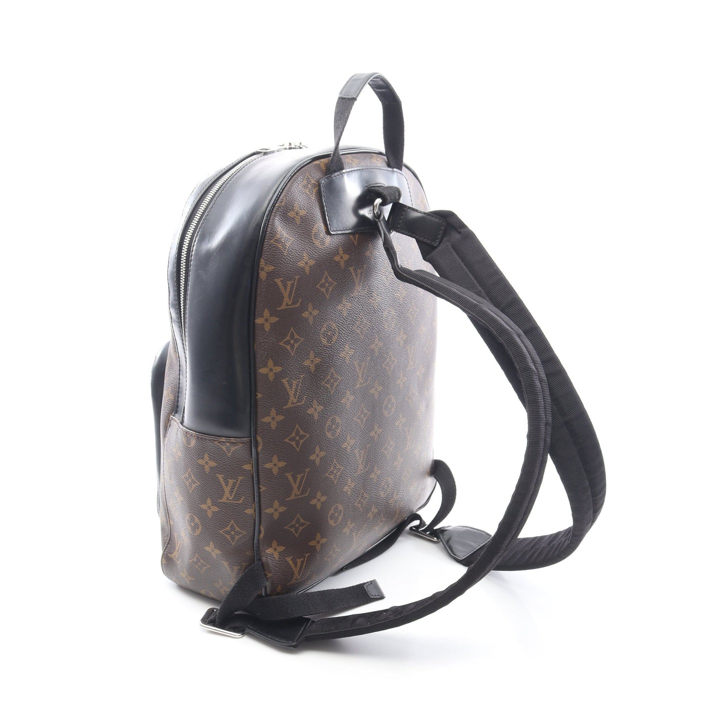 ジョッシュ モノグラムマカサー バックパック リュックサック PVC レザー ブラウン ブラック ルイヴィトン バッグ LOUIS VUITTON