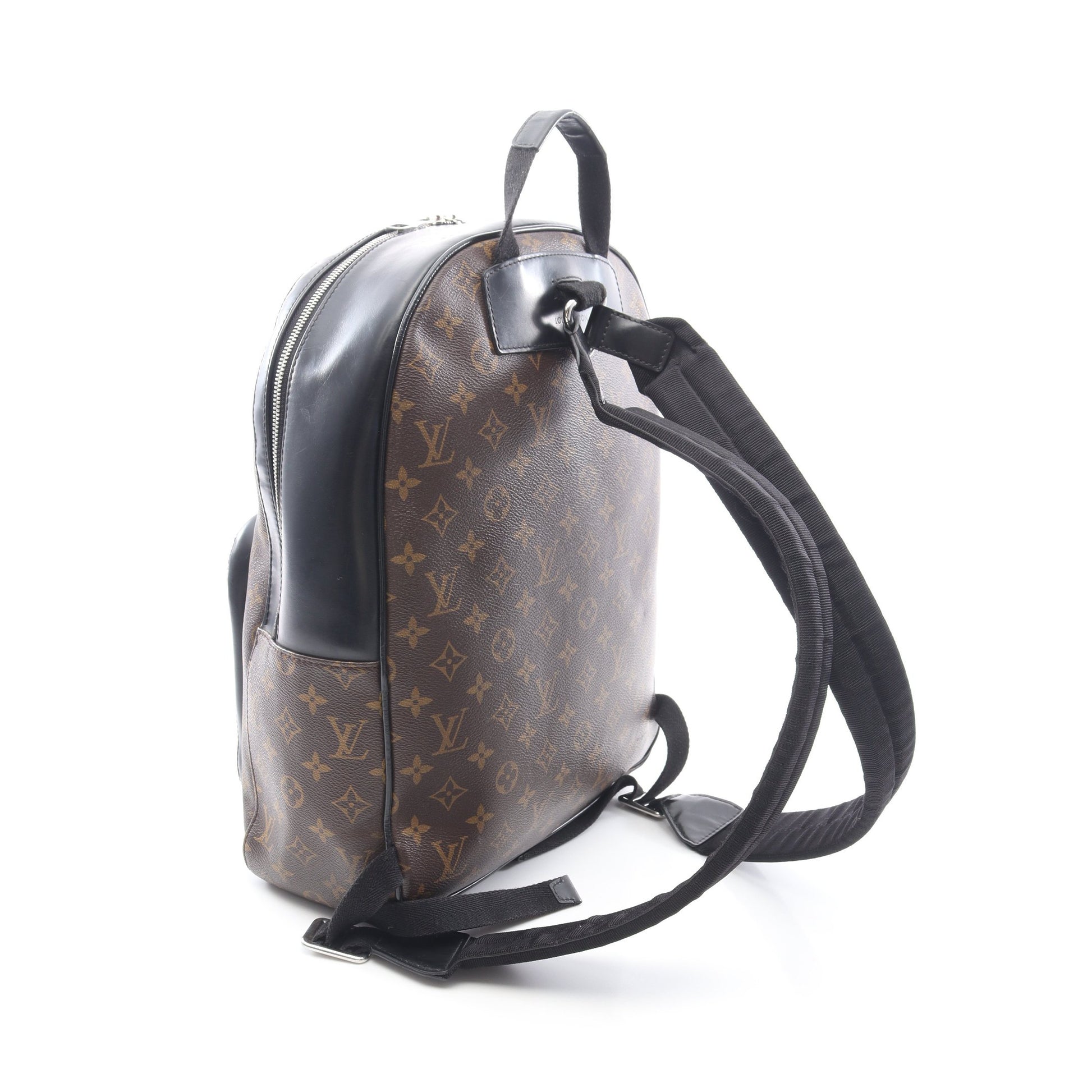 ジョッシュ モノグラムマカサー バックパック リュックサック PVC レザー ブラウン ブラック ルイヴィトン バッグ LOUIS VUITTON
