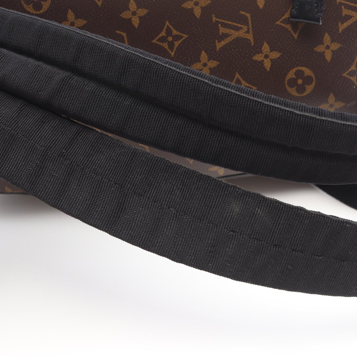 ジョッシュ モノグラムマカサー バックパック リュックサック PVC レザー ブラウン ブラック ルイヴィトン バッグ LOUIS VUITTON