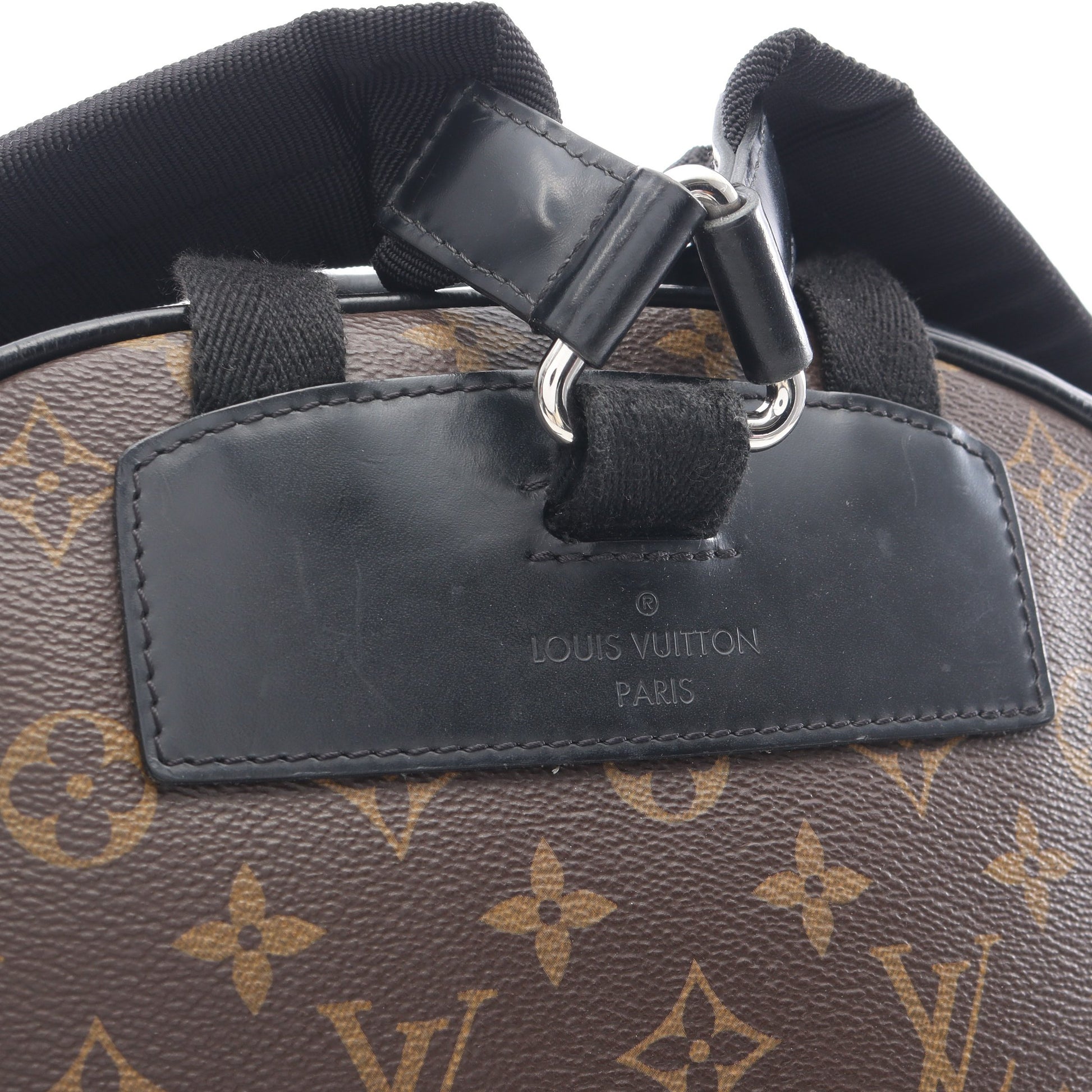 ジョッシュ モノグラムマカサー バックパック リュックサック PVC レザー ブラウン ブラック ルイヴィトン バッグ LOUIS VUITTON