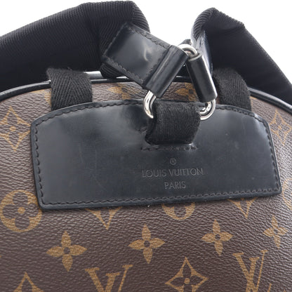 ジョッシュ モノグラムマカサー バックパック リュックサック PVC レザー ブラウン ブラック ルイヴィトン バッグ LOUIS VUITTON