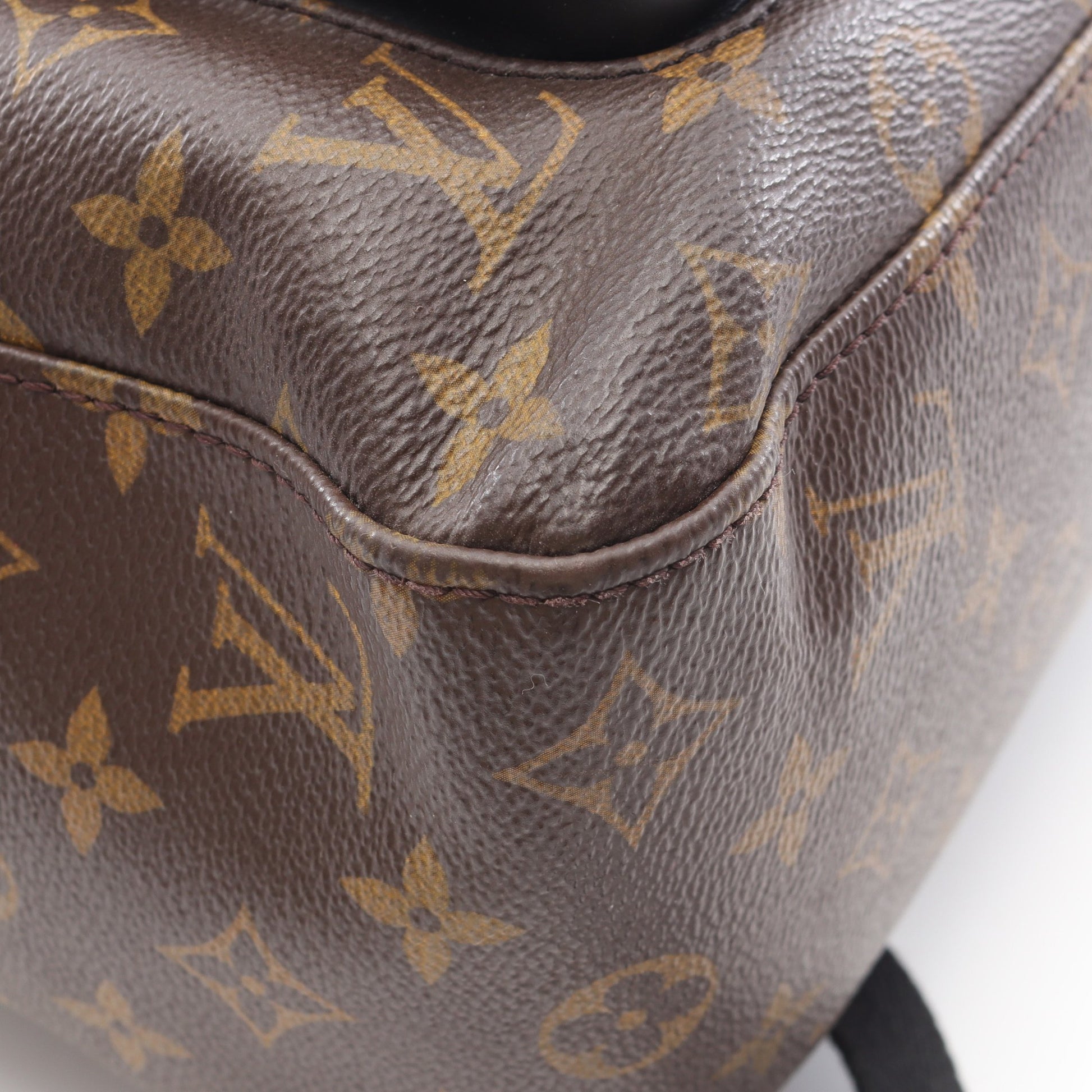 ジョッシュ モノグラムマカサー バックパック リュックサック PVC レザー ブラウン ブラック ルイヴィトン バッグ LOUIS VUITTON