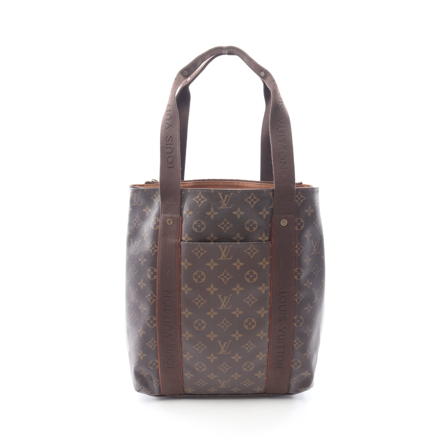 カバ ボブール モノグラム ショルダーバッグ トートバッグ PVC レザー ブラウン ルイヴィトン バッグ LOUIS VUITTON