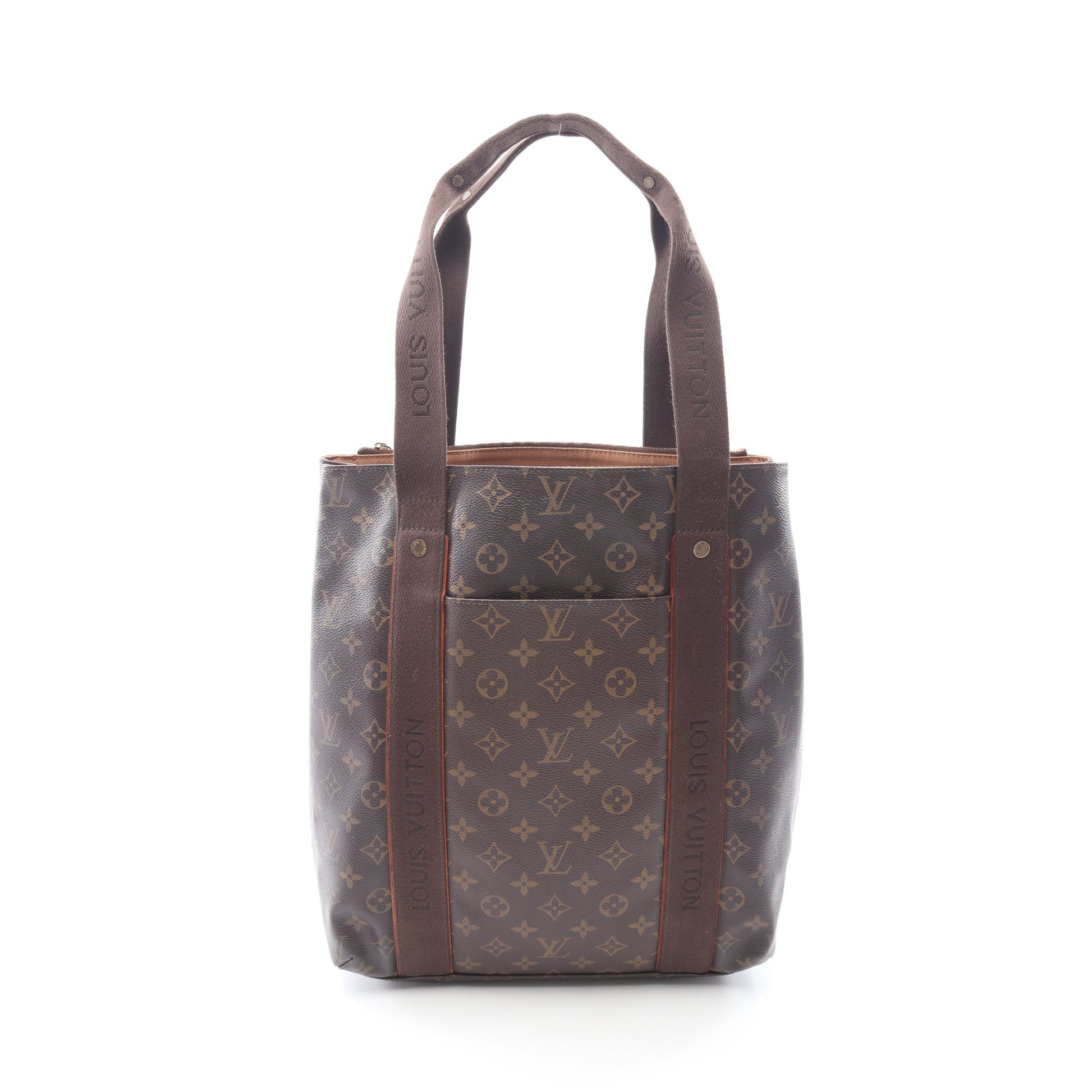 カバ ボブール モノグラム ショルダーバッグ トートバッグ PVC レザー ブラウン ルイヴィトン バッグ LOUIS VUITTON