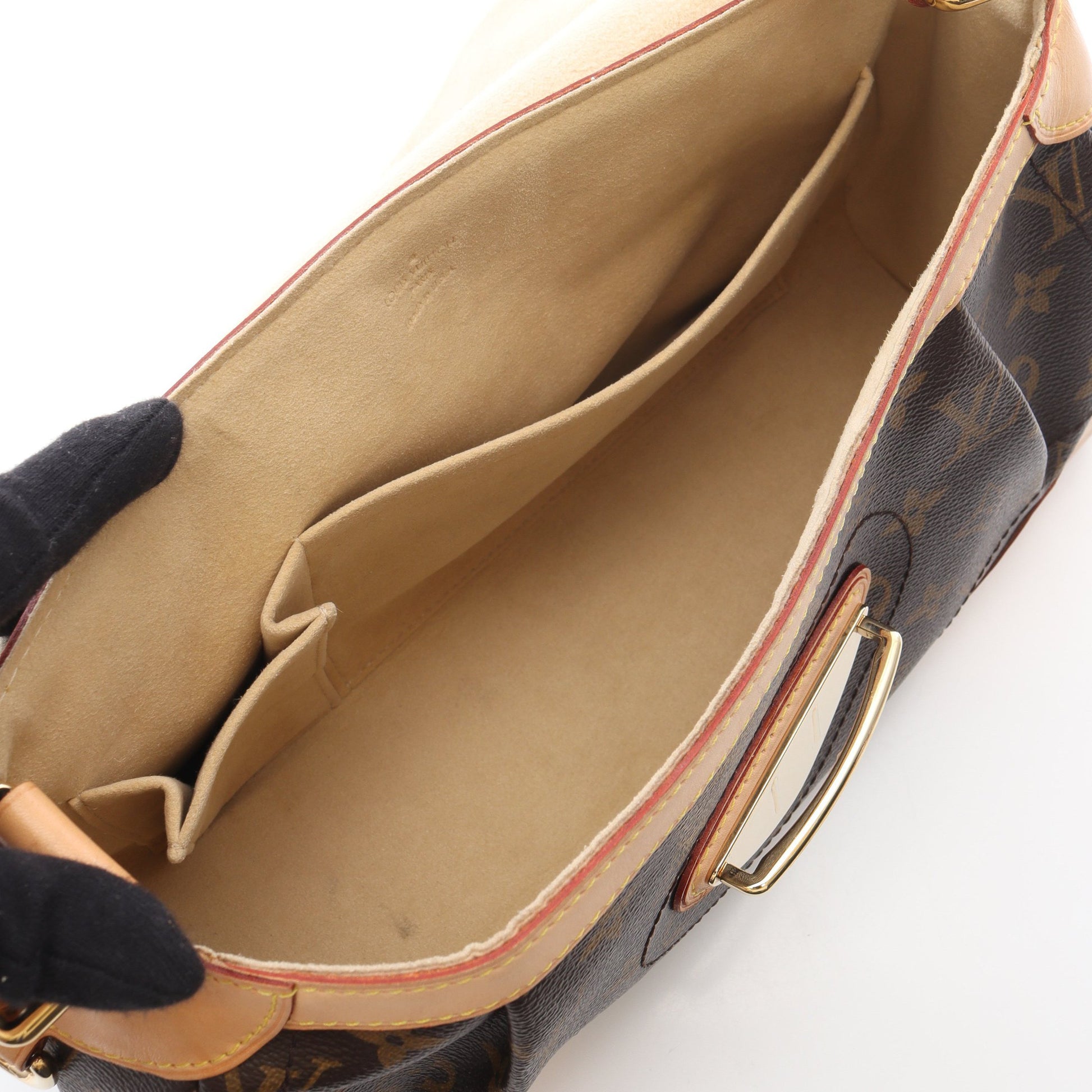 ビバリーMM モノグラム ショルダーバッグ PVC レザー ブラウン ルイヴィトン バッグ LOUIS VUITTON