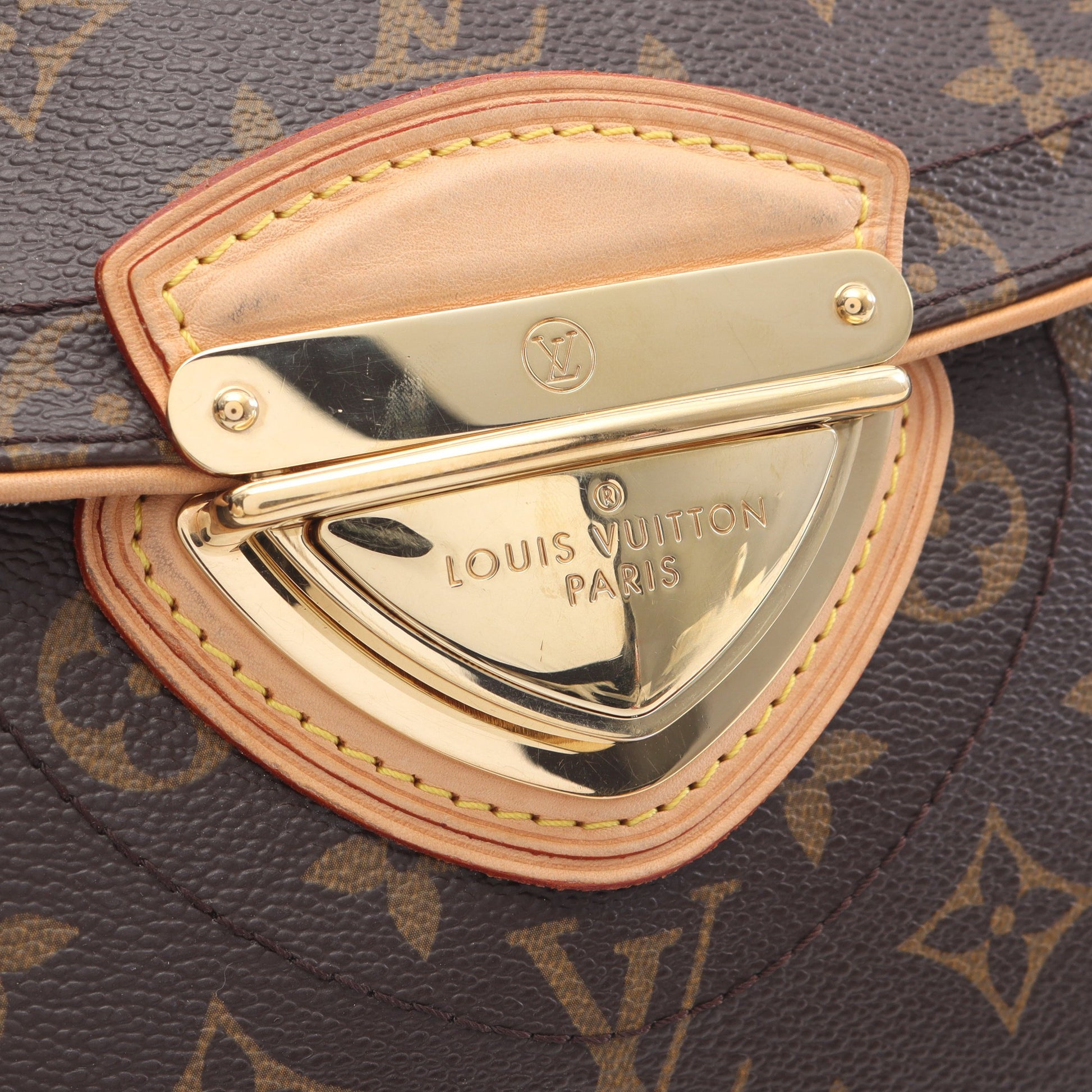 ビバリーMM モノグラム ショルダーバッグ PVC レザー ブラウン ルイヴィトン バッグ LOUIS VUITTON