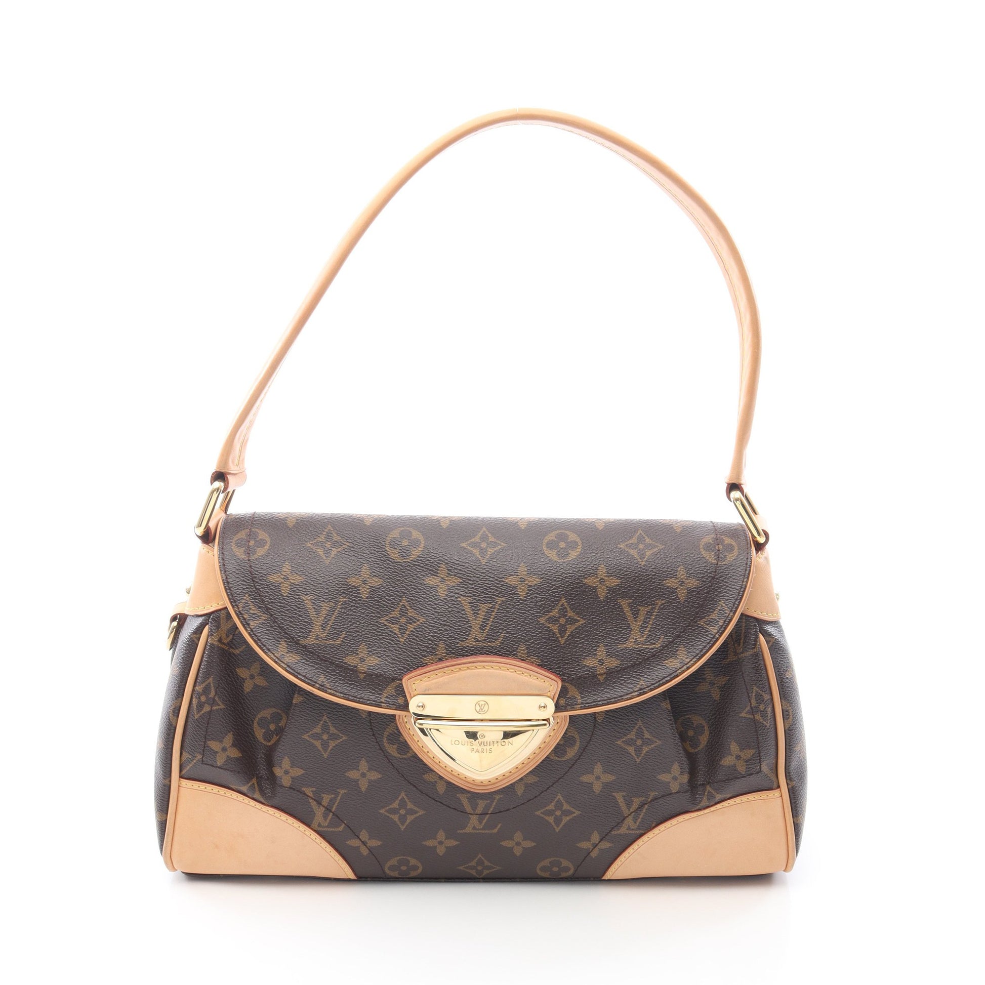 ビバリーMM モノグラム ショルダーバッグ PVC レザー ブラウン ルイヴィトン バッグ LOUIS VUITTON