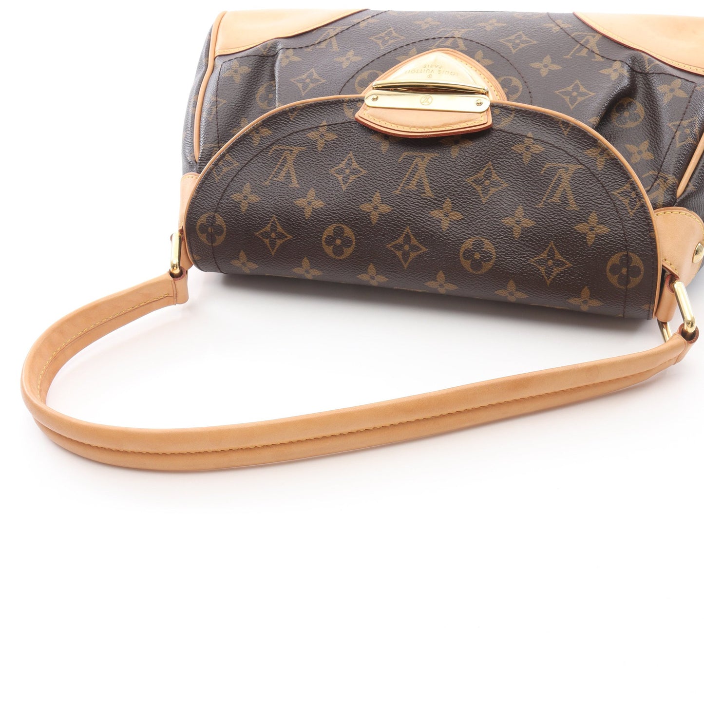 ビバリーMM モノグラム ショルダーバッグ PVC レザー ブラウン ルイヴィトン バッグ LOUIS VUITTON