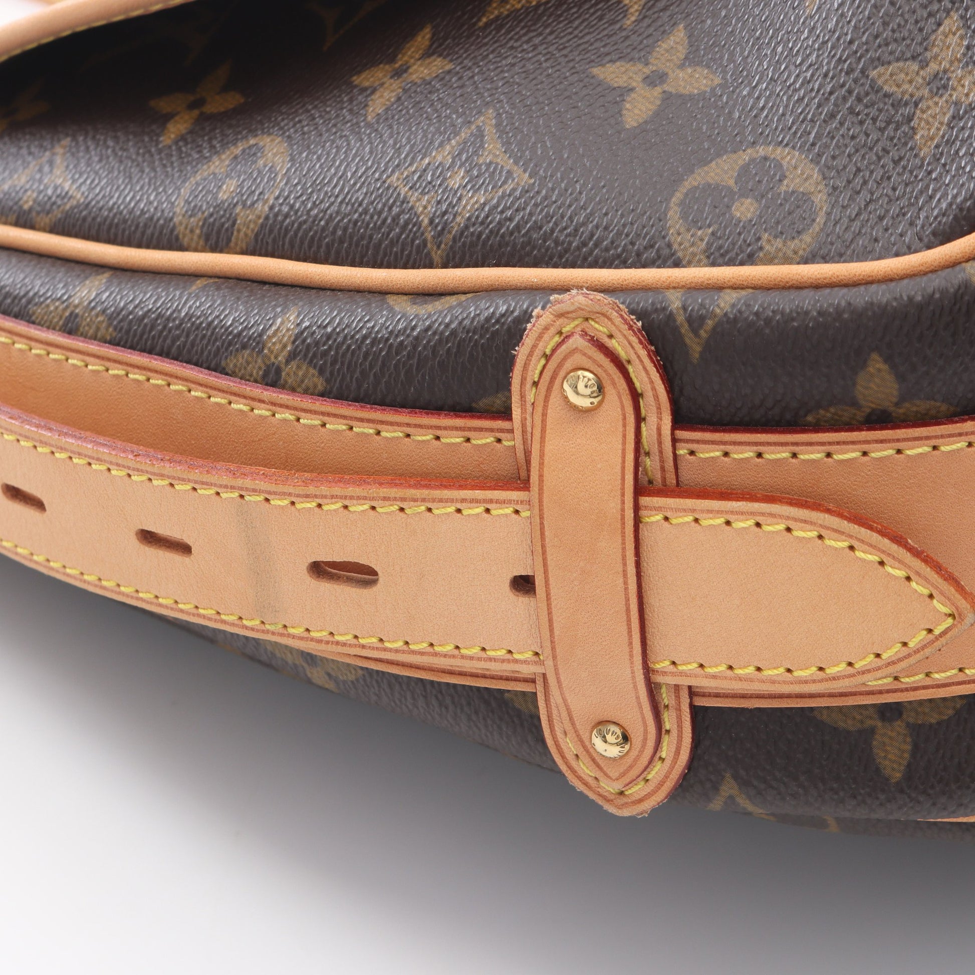 トゥラムGM モノグラム ショルダーバッグ PVC レザー ブラウン ルイヴィトン バッグ LOUIS VUITTON