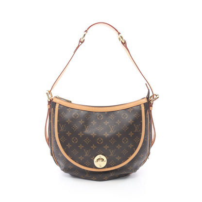 トゥラムGM モノグラム ショルダーバッグ PVC レザー ブラウン ルイヴィトン バッグ LOUIS VUITTON