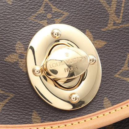 トゥラムGM モノグラム ショルダーバッグ PVC レザー ブラウン ルイヴィトン バッグ LOUIS VUITTON