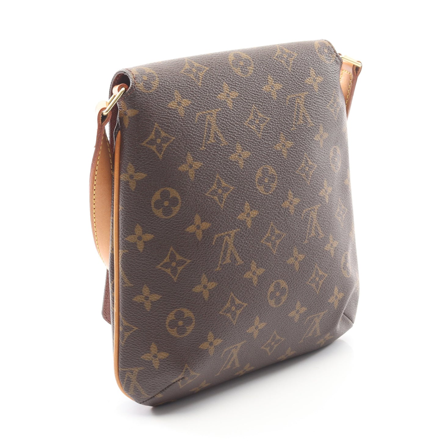 ミュゼットサルサ ショートストラップ モノグラム ショルダーバッグ PVC レザー ブラウン ルイヴィトン バッグ LOUIS VUITTON