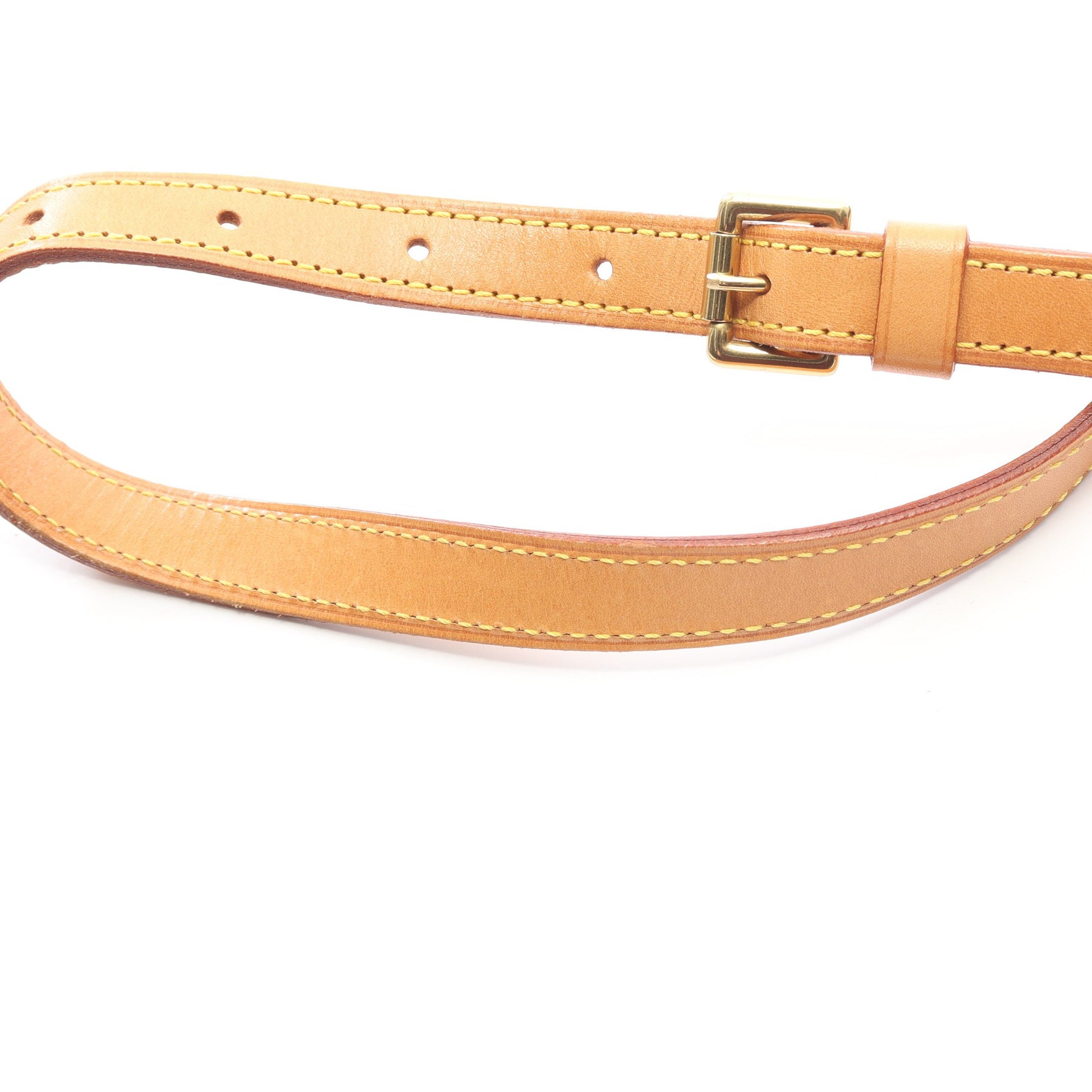ミュゼットサルサ ショートストラップ モノグラム ショルダーバッグ PVC レザー ブラウン ルイヴィトン バッグ LOUIS VUITTON