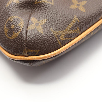 ミュゼットサルサ ショートストラップ モノグラム ショルダーバッグ PVC レザー ブラウン ルイヴィトン バッグ LOUIS VUITTON