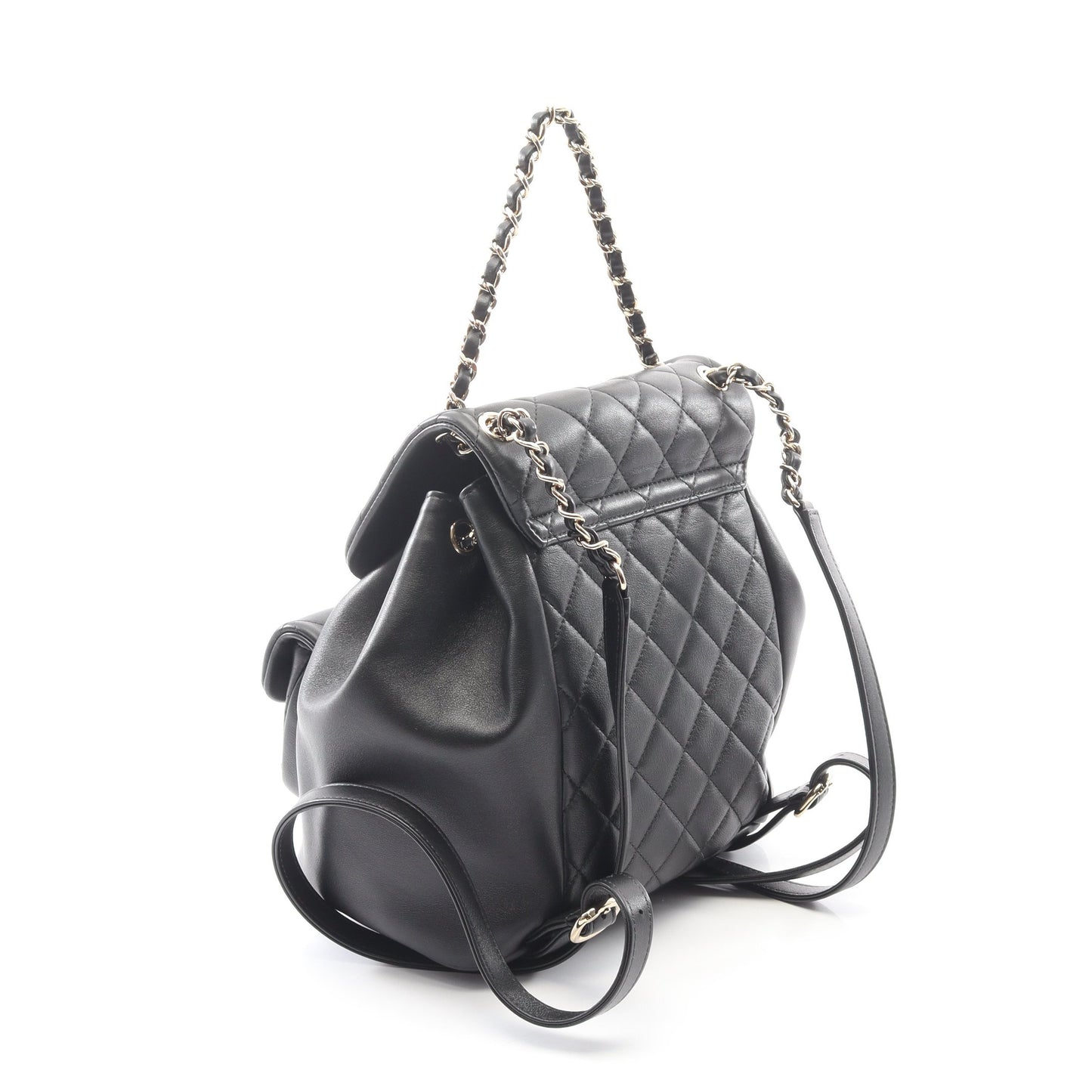 マトラッセ バックパック リュックサック ラムスキン ブラック ゴールド金具 シャネル バッグ CHANEL