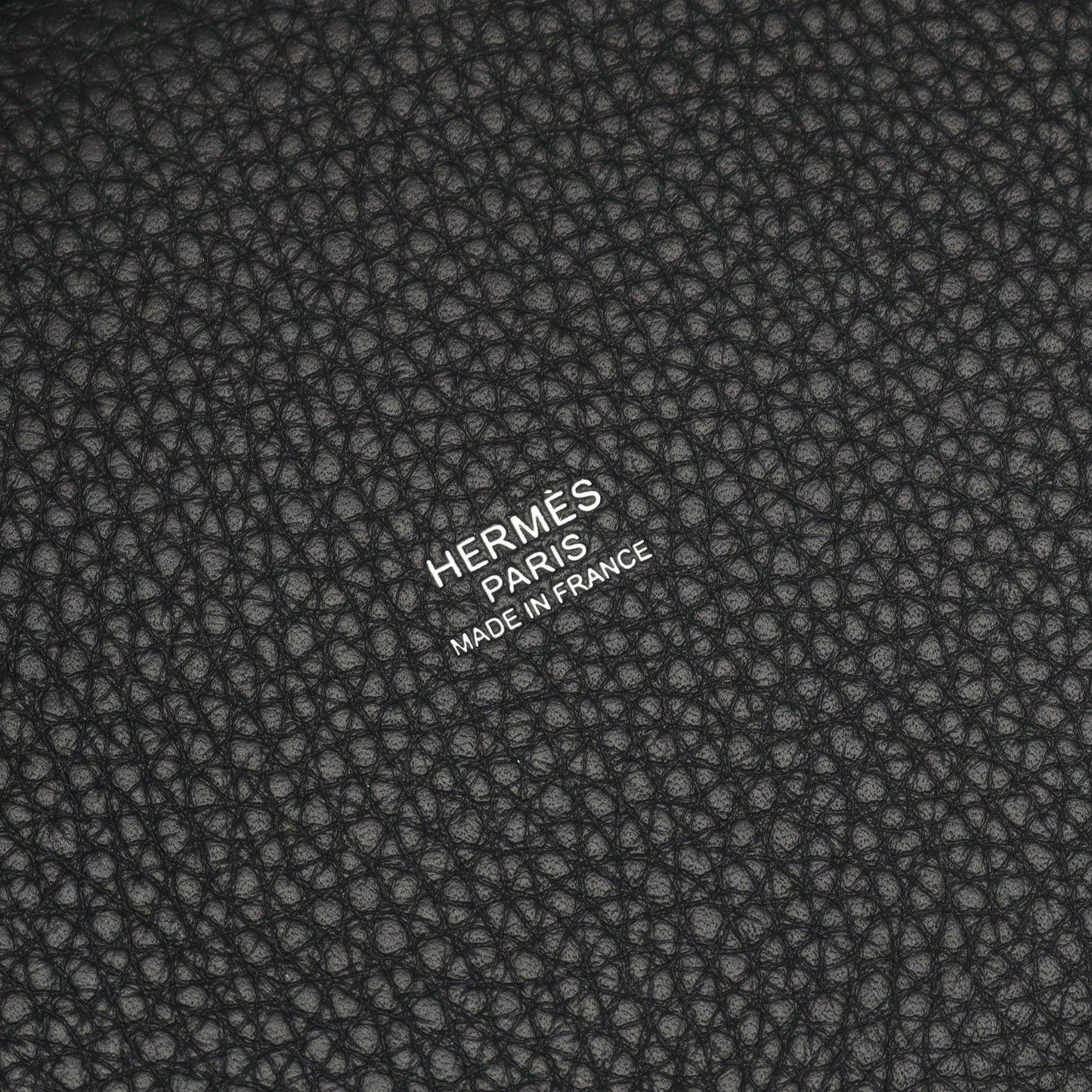 ピコタンロックPM ハンドバッグ トリヨンクレマンス ブラック シルバー金具 K刻印 エルメス バッグ HERMES