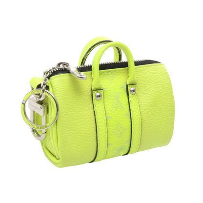 キーポル バンドリエール 50 タイガラマ ボストンバッグ レザー PVC イエローグリーン 2WAY ルイヴィトン バッグ LOUIS VUITTON