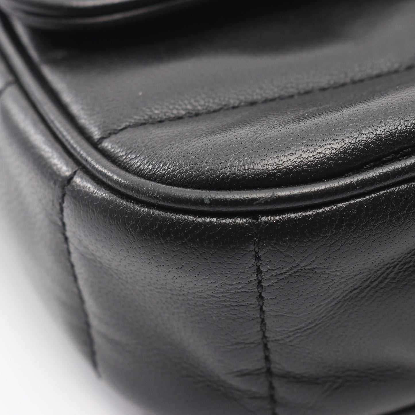 マトラッセ モノクローム チェーンショルダーバッグ レザー ブラック セリーヌ バッグ CELINE