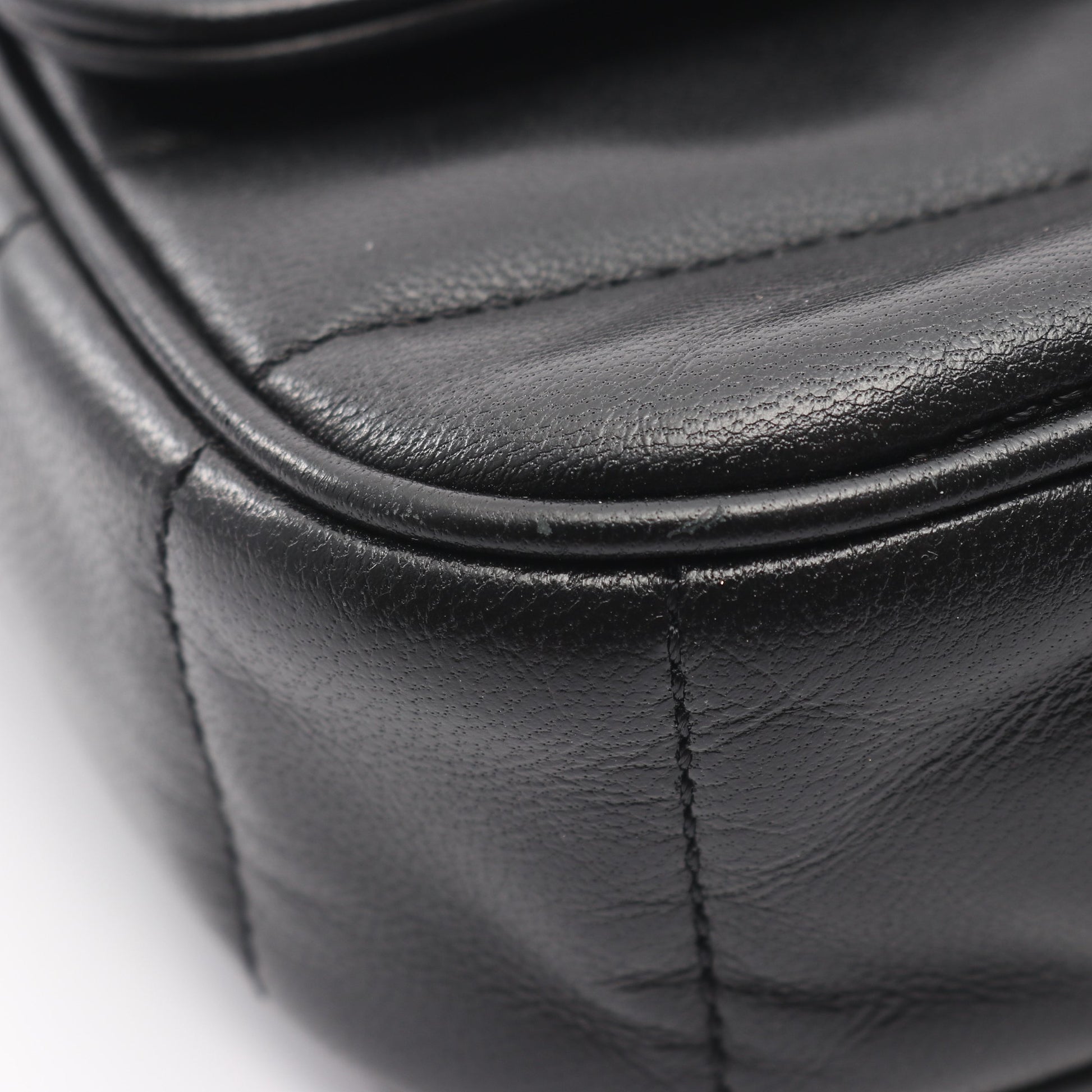 マトラッセ モノクローム チェーンショルダーバッグ レザー ブラック セリーヌ バッグ CELINE