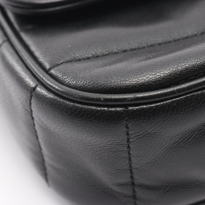 マトラッセ モノクローム チェーンショルダーバッグ レザー ブラック セリーヌ バッグ CELINE