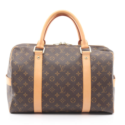 キャリーオール モノグラム ボストンバッグ PVC レザー ブラウン ルイヴィトン バッグ LOUIS VUITTON