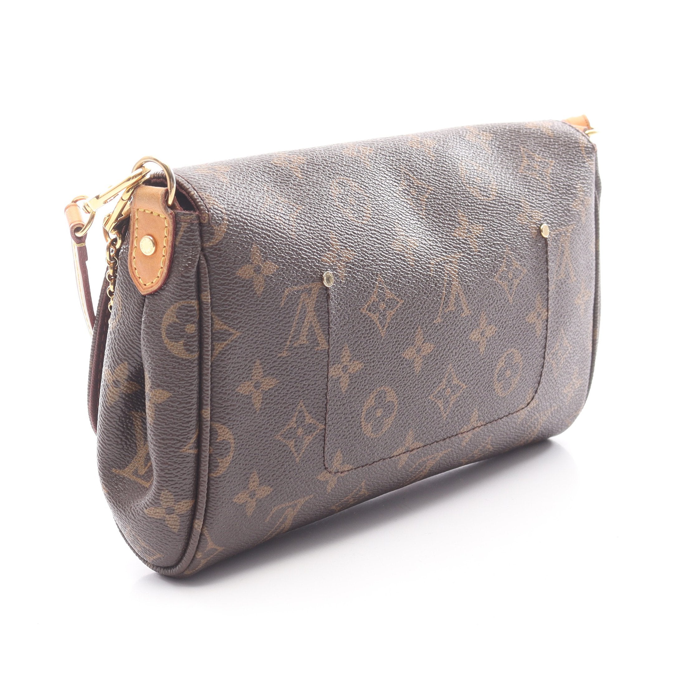 フェイボリットMM モノグラム チェーンハンドバッグ PVC レザー