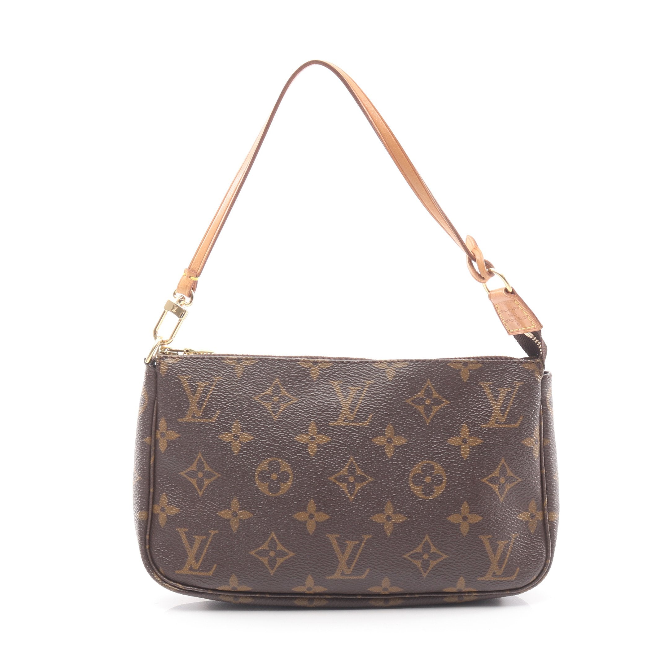 ポシェットアクセソワール モノグラム ハンドバッグ PVC レザー