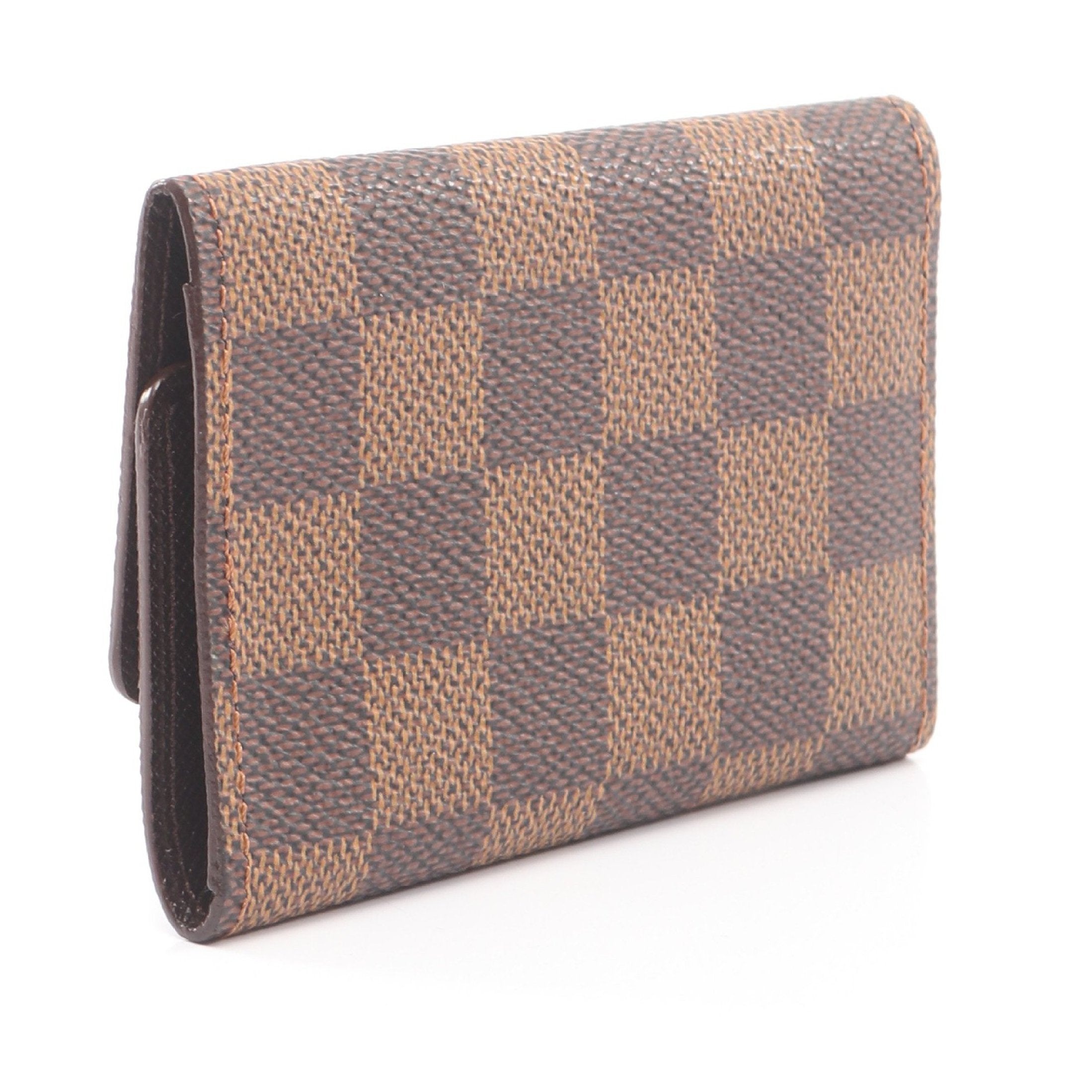 ミュルティクレ6 ダミエエベヌ 6連 キーケース PVC ブラウン ルイ